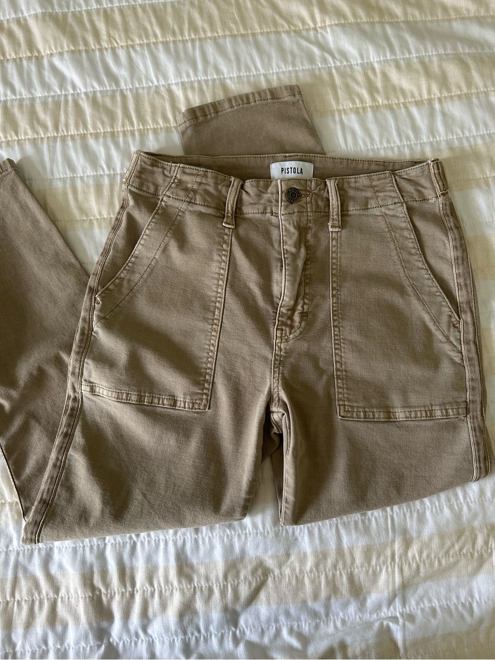 Pistola skinny cargo pants 27 cropped
